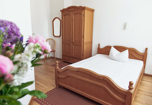 Blick in ein Gästezimmer