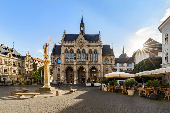 Rathaus Erfurt auf dem Fischmarkt