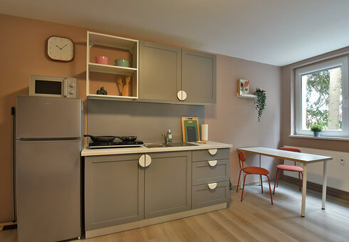 Blick in ein Appartement