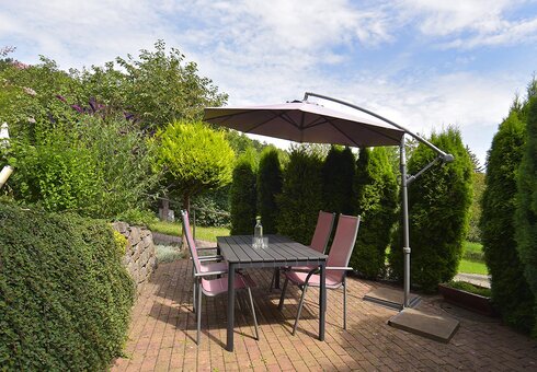 gemütliche Terrasse an der Fewo