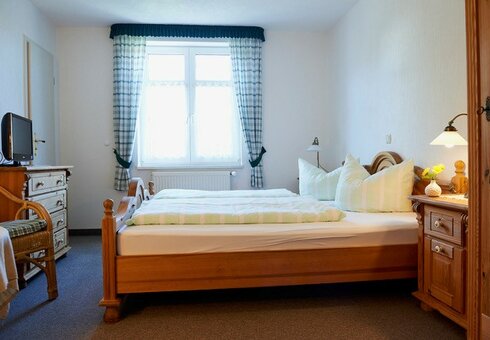 Blick in ein Gästezimmer