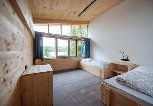 Blick in ein Mehrbettzimmer