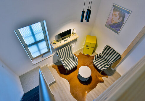 Appartement John (Blick von der Galerie)