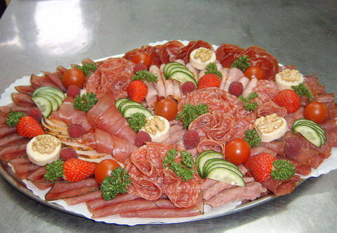Leckeres Buffet bei Feierlichkeiten