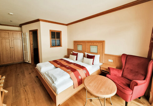 Blick in ein Gästezimmer