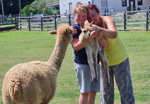 Alpaka Farm Erlebnis plus Komfort Natur Campingplatz, Witzleben