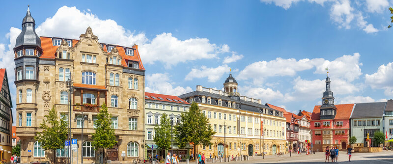 Markplatz in Eisenach (Bild: stock.adobe.com © Sina Ettmer)