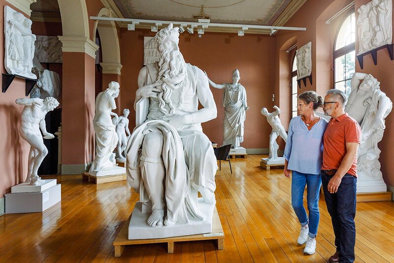 Besucher im Lindenau-Museum