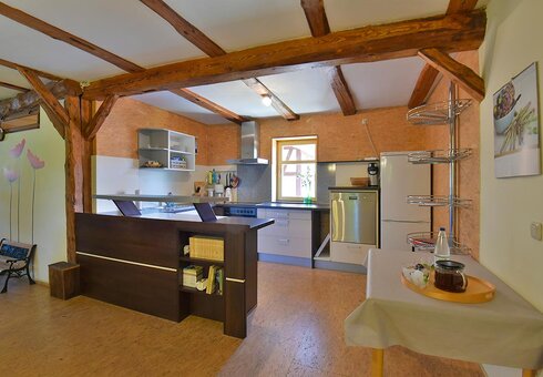 große Ferienwohnung (Küchenbereich)