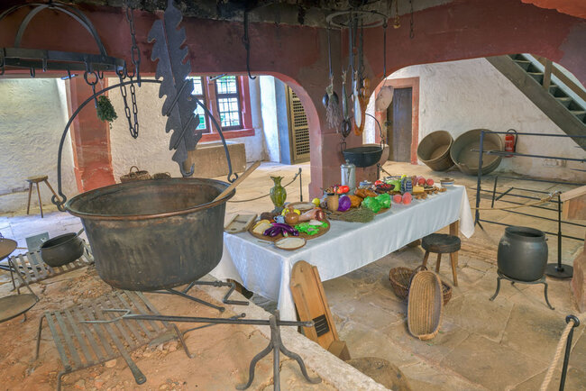 Schloss Wilhelmsburg - Herrenküche