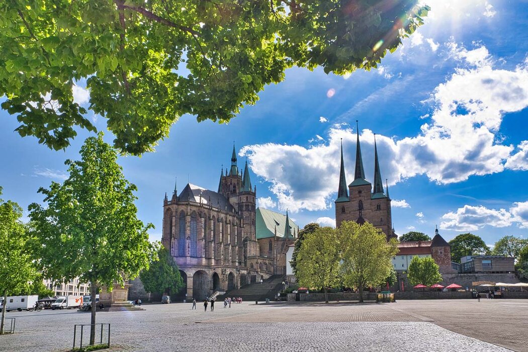Dom und Severikirche in Erfurt