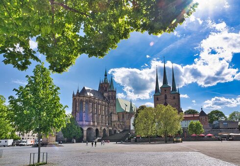 Dom St. Marien zu Erfurt mit St. Severi Kirche