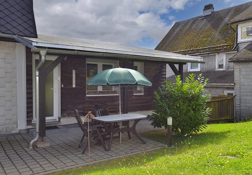 Terrasse vor dem Haus
