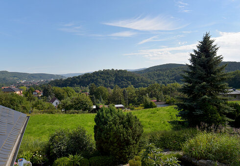 Kleine Ferienwohnung - Blick aus dem Fenster