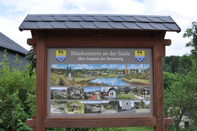 Beginn des Rennsteigs