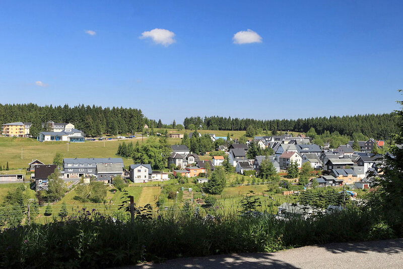 Blick auf den Ort Steinheid