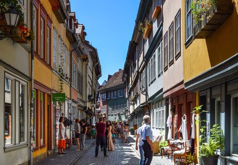 kleine Geschäfte auf der Krämerbrücke