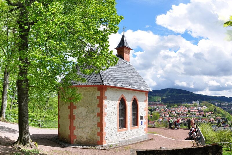 Blick auf Suhl (von der Ottilienkappelle)