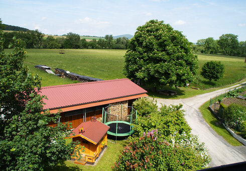 Blick aus der Ferienwohnung
