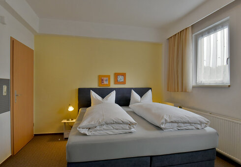 Blick in ein Gästezimmer