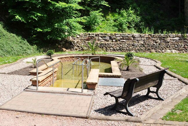 Kneipp-Wassertretbecken in Bad Liebenstein