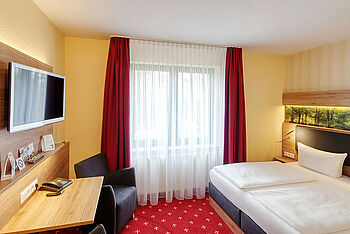 Hotelzimmer bei einer Geschäftsreise