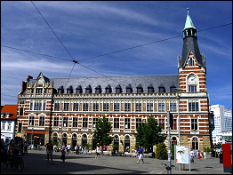 Hauptpostgebäude in Erfurt