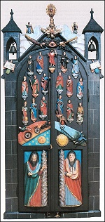 Historischer Hausaltar im Heimatmuseum