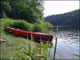 Kanu am Hohenwartestausee