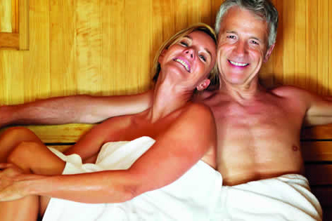 Entspannung in der Sauna