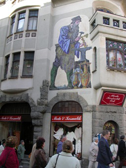 Straßenzug des Jugendstils