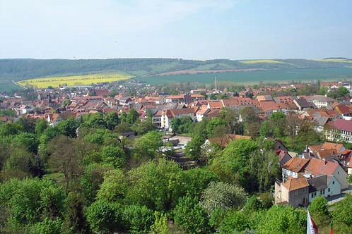 Blick auf Bad Frankenhausen