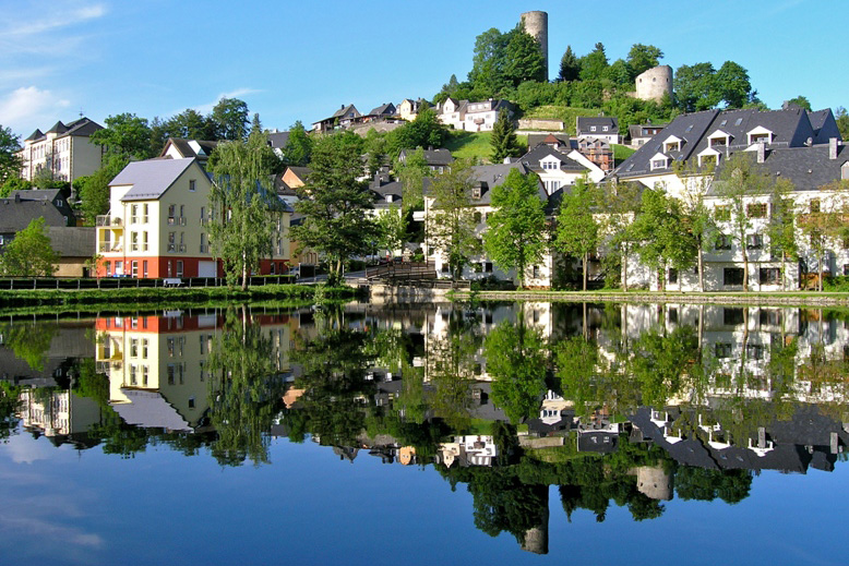 Blick auf Bad Lobenstein