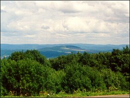 Blick über die Berge der Rhön