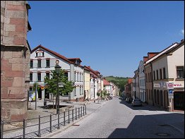 Blick zum Marktplatz