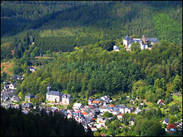 Blick auf Leutenberg