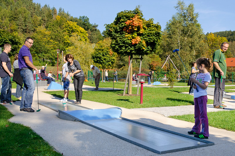 Minigolf in Hohenwarte