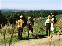 Wanderer bei Masserberg