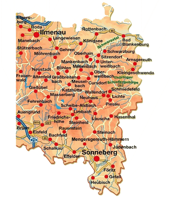 Östlicher Thüringer Wald