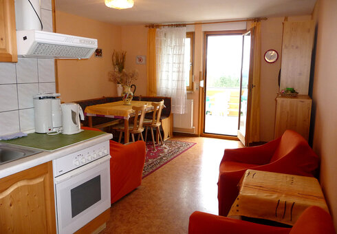 Blick in die große Ferienwohnung