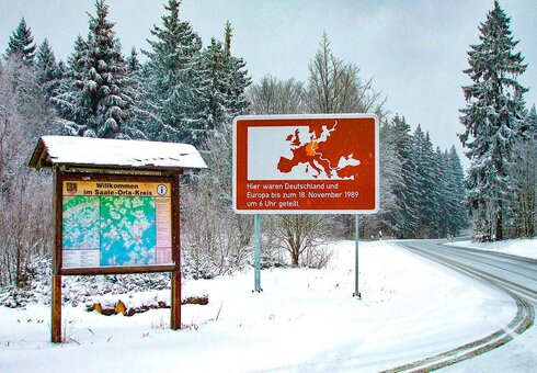 Winter am "Grünen Band" bei Titschendorf