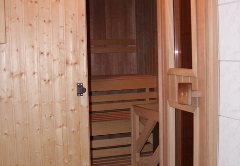 hauseigene Sauna