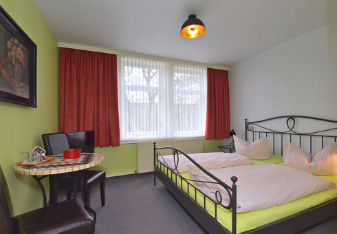 Blick in ein Gästezimmer
