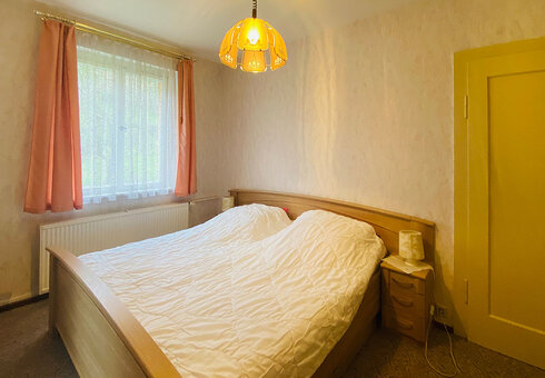 Blick in die Fewo (Schlafzimmer)
