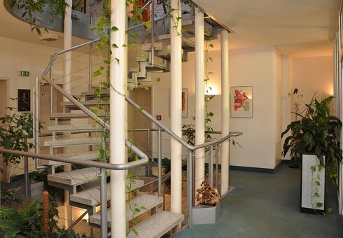 Treppenaufgang im Hotel