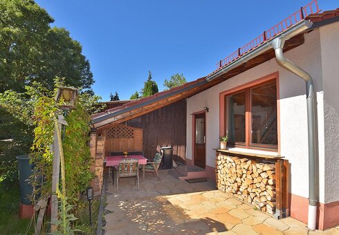 Eingang Fewo inkl. Terrasse