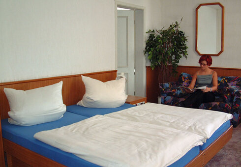 Einblick in ein Zimmer