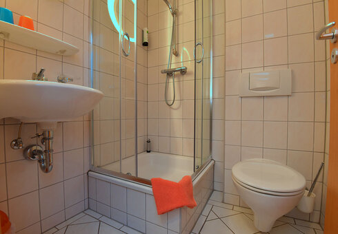 Blick in ein Badezimmer