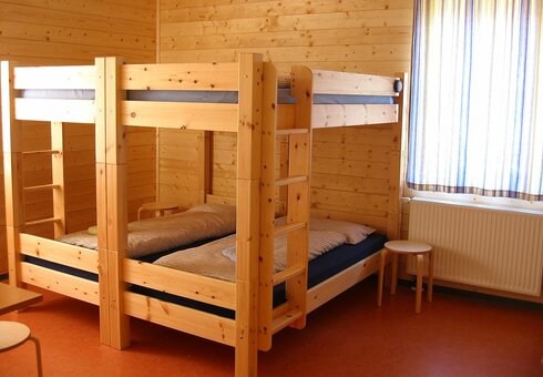 Blick in ein Gästezimmer