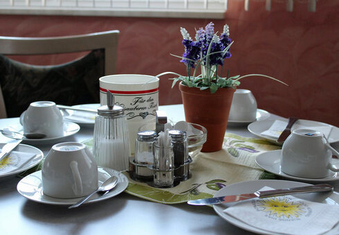 gedeckter Tisch